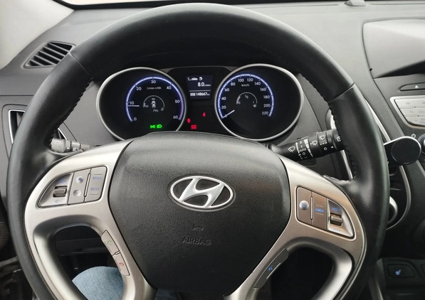 Hyundai ix35 cena 44800 przebieg: 148666, rok produkcji 2013 z Rawicz małe 254